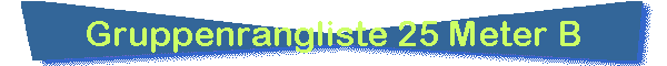 Gruppenrangliste 25 Meter B